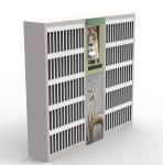 Semi-Outdoor Library Combo Industrial Vending Solutions RFID Access