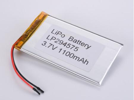 LP294575 3.7V 1100MHA li ion battery manufacturers Square Lithium Polymer