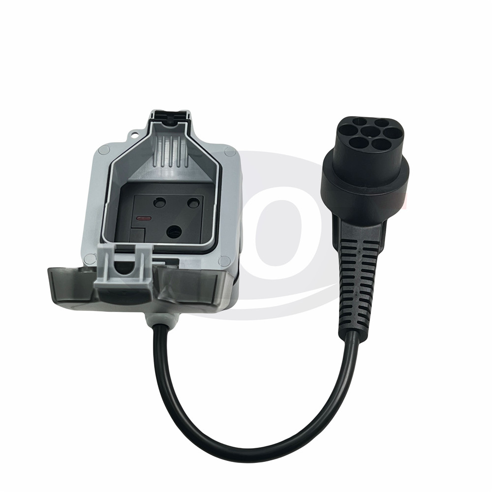 AOTAI EV Charger Adapter Type 2 Male 16A 1 Phase 1 Type M South Africa Socket 0.5M Charger Cable for Your Requirements