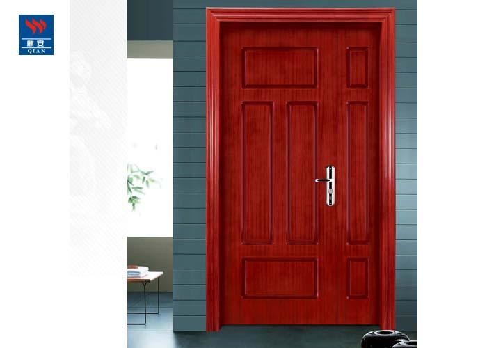 Fireproof Wood Door Interior Office Room Double Door Fire Rated School Classroom Doors