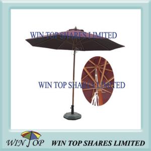 Quality 2.7m Wooden Pole Outdoor Patio Umbrella wholesale