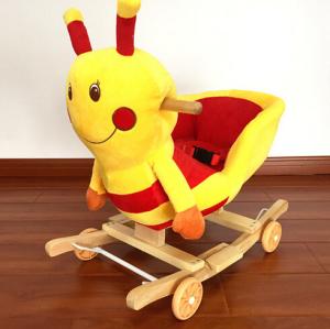 Quality Fashion Baby Rocking Chair Honeybee Animal Plush Toys For Children Playing wholesale