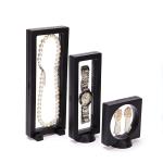 Jewelry Display PE Membrane Suspension Box , Transparent Film Floating Jewelry