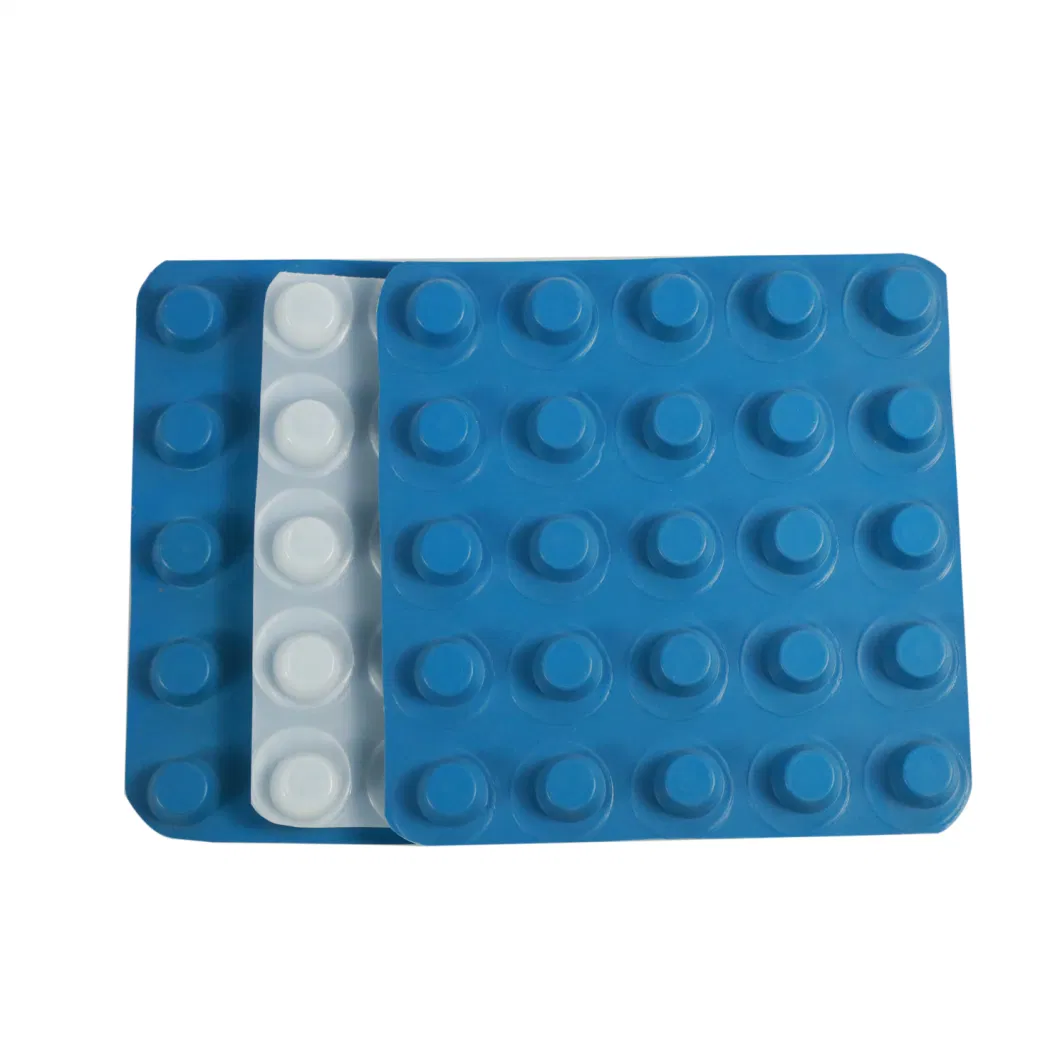 HDPE Drainage Board Compound Dimple Waterproof HDPE Drain Plastic Drainage Board Dimpled Drainage Board