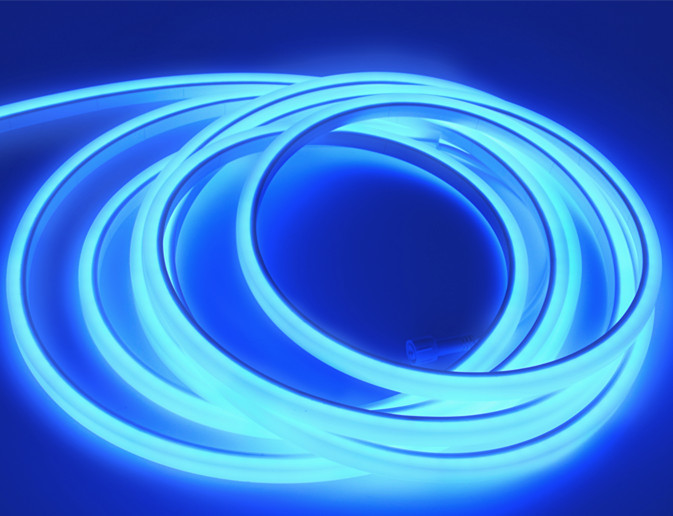 Warm White 2700K Silicone Neon LED Light With 12W/m Emitting Color And IP68 Waterproof Rate