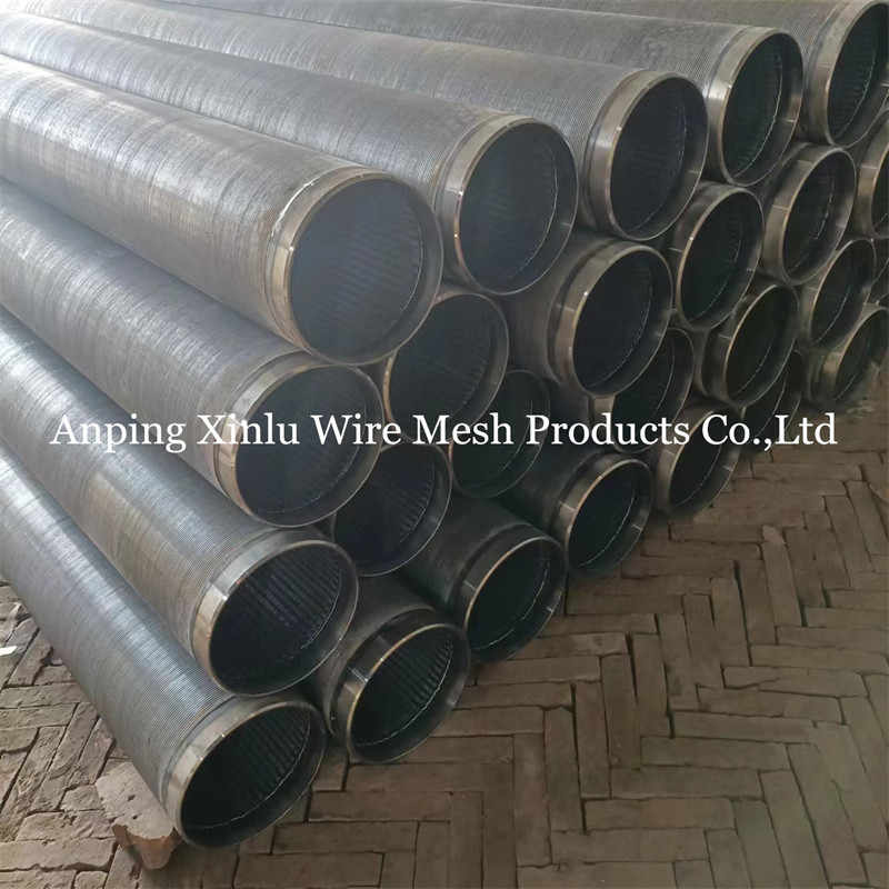 Customizable Johnson wedge wire Water Well Sceren Pipe with V Wire For Sand Control