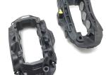 Aluminum 6 Pot Brake Kit T6 Alloy Black Drilled And Slotted Rotors 410*36mm