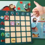 Unisex Children Wooden Puzzle Toys Spatial Thinking Logic Training Orientation