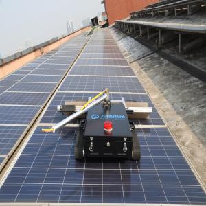 Quality Dry Cleaning Crawler Type Solar Panel Cleaning System for Large Area Photovoltaic Plants wholesale