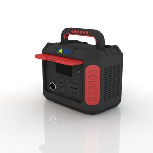 Quality Red Lithium Ion Polymer Battery Pack 300 Watts 220V Portable Power Station wholesale