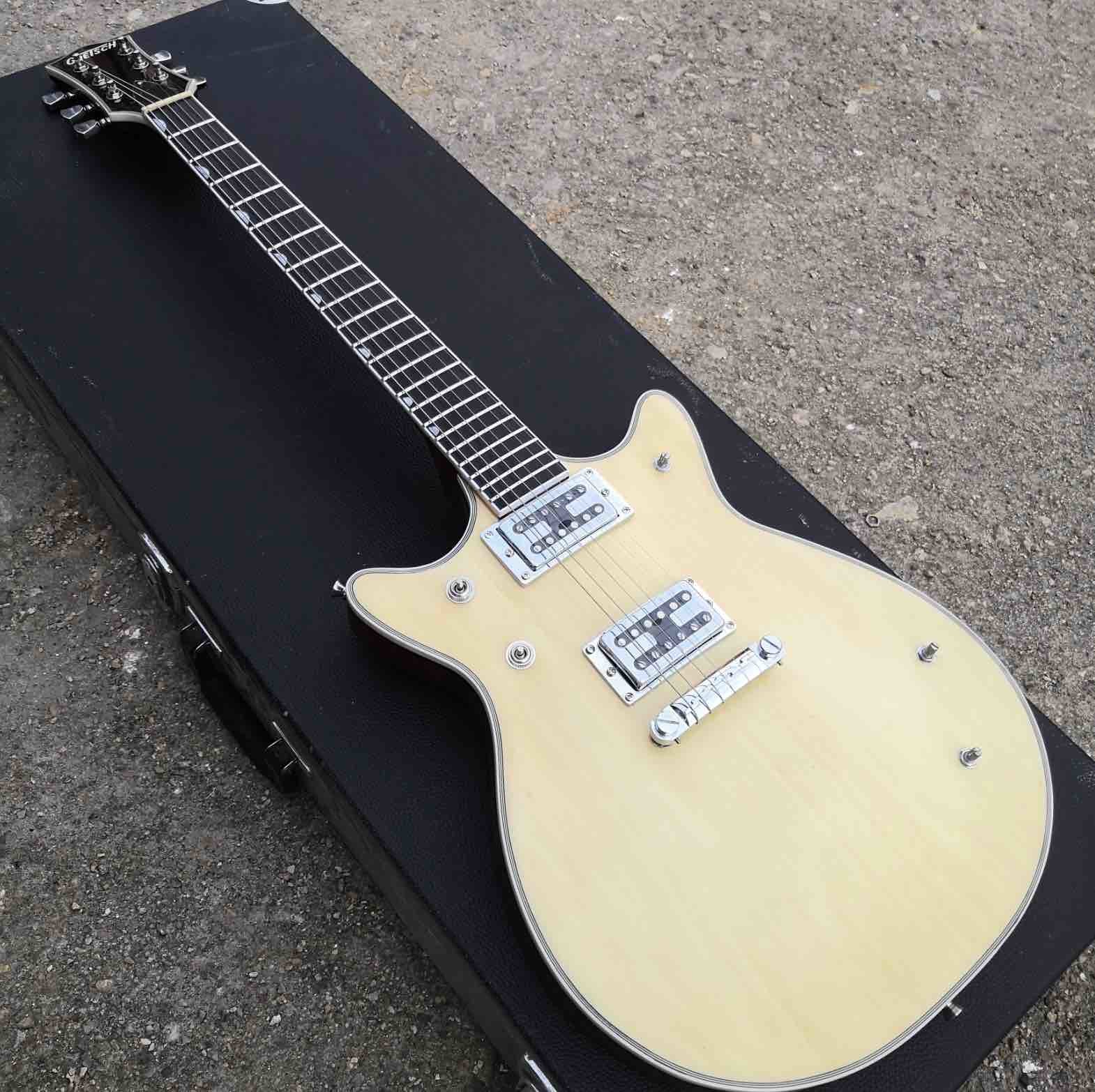 Gretsc Style Electric Guitar in Natural Color with Wrap Around Bridge