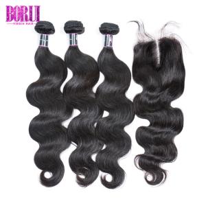 Quality Cuticle Aligned Body Human Hair Weave With Extentions Human Hair Lace Closure wholesale
