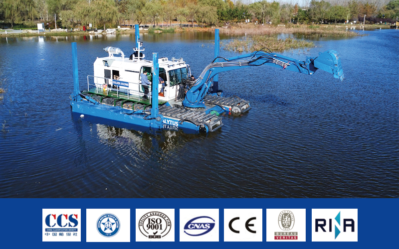 JLAME450 Amphibious Dredger With Crawler