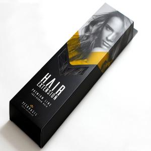 Quality Foldable Custom Hair Extension Boxes , OEM Service Luxy Hair Packaging wholesale