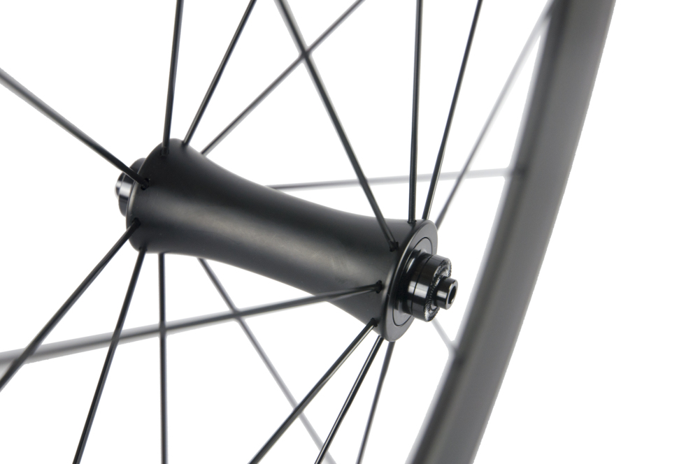 25mm Width 50mm Depth Road Bike Tubeless Carbon Wheel Set 38C-25-R7 and Customization