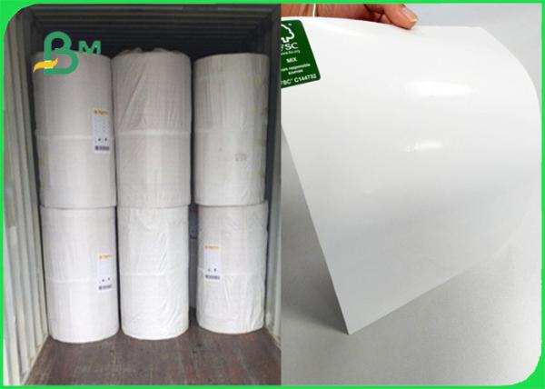 100gsm White Kraft Paper With 10gsm Oil Resistant PE Bleached Kraft Paper In