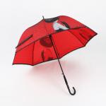 Compact Wind Resistant Umbrella , 23 Inch Ladies Walking Stick Umbrella