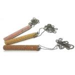 Fully Handmade Rotary Keychain Mini Pen , 80mm Mini Metal Pen