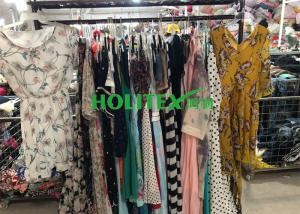 Quality Korean style used women's clothing , second hand ladies silk dress for Africa wholesale
