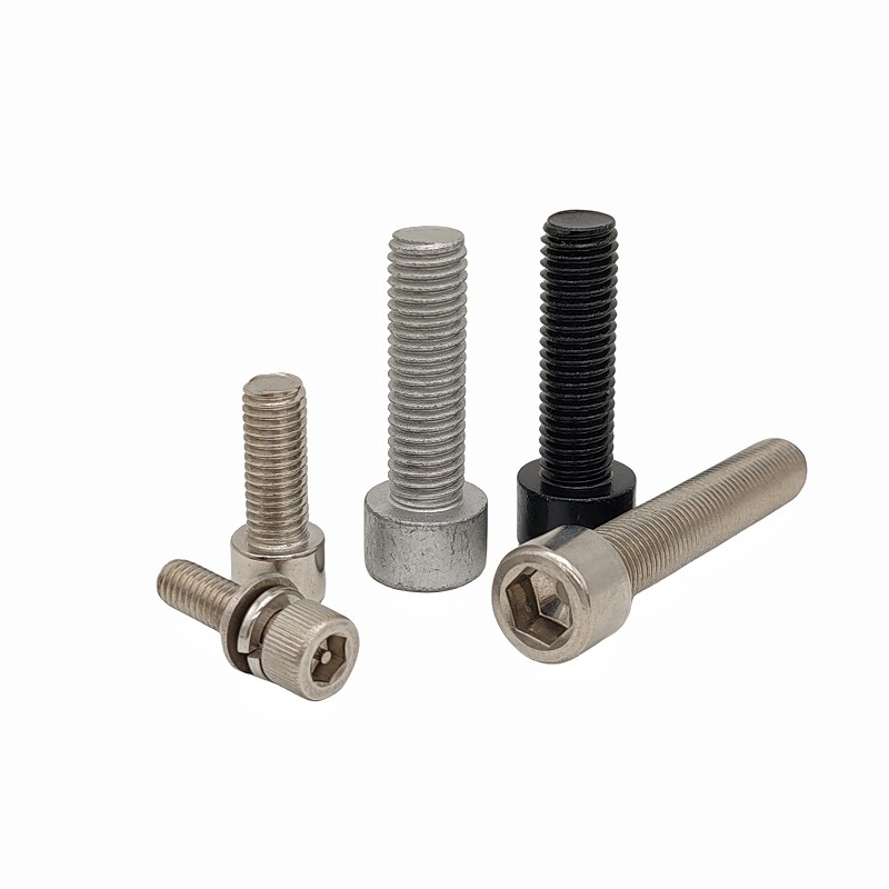 Custom 316L Stainless Steel Screws Hexagon Socket Glue Screws Drop-Resistant Bolts