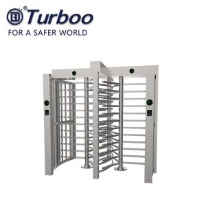 Quality 1.5mm SUS304 Full Height Turnstile gate High Door Swipe Cards Double Way wholesale