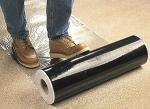 Temporary 1000g/25mm 24'' Carpet Protection Film For Home Decoration