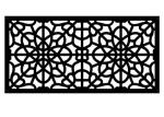 Colour Anodize Laser Cut Metal Screens For Room Divider