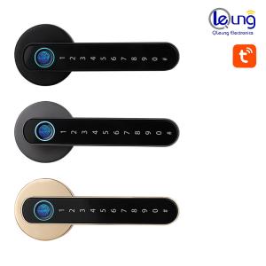 China S604L Fingerprint Door Locks Tuya Smart Lock Door Thickness 35mm-55mm on sale