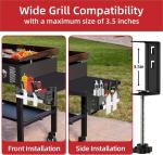 Outdoor Barbecue Grill Utensils Organizer Caddy Box for 28" 36" Blackstone