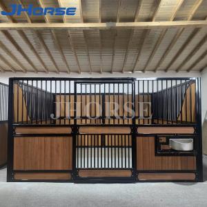 Quality Customizable Horse Stable Fronts With Weatherproof Steel And Wood Construction European Horse Stalls wholesale