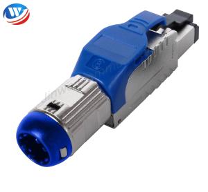 Quality Zinc Alloy Cable Shielded Ethernet Cable Cat8 Cable Gold Plated Rj45 Tool Free wholesale