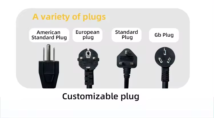 16 Amp EV Charger for Type1 Electric Vehicles 220V-250V Portable Switchable Plug CE Certificate