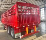 Small Farm Draw Bar Trailer Fence Semi Trailer with 2/3 Axle Number Heavy Duty
