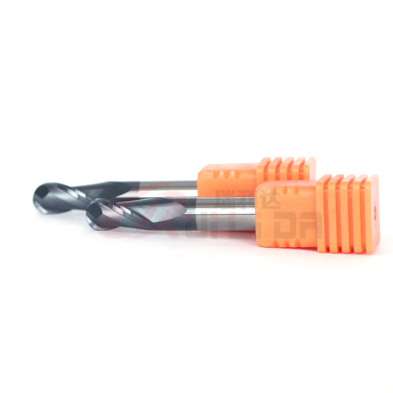 6.5 Mm 6mm .025" .020" Ball End Mill Aluminum Machining 3D Milling HRC50 2 Fl