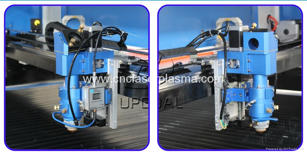 Live focusing metal & non-metal laser head 