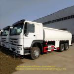 Stainless Steel Sinotruk Howo 6x4 Tractor Truck 18000 Liters Mobile Fuel Truck