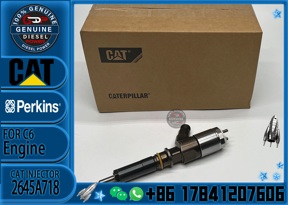 Diesel Engine Fuel Injector Excavator Accessories Diesel Motor Parts 2645A718 for Caterpillar CAT C4.4 320D