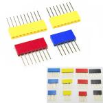 60pcs Colored 2.54mm Single Row Straight Pin Header 11mm Long Pin Socket PCB