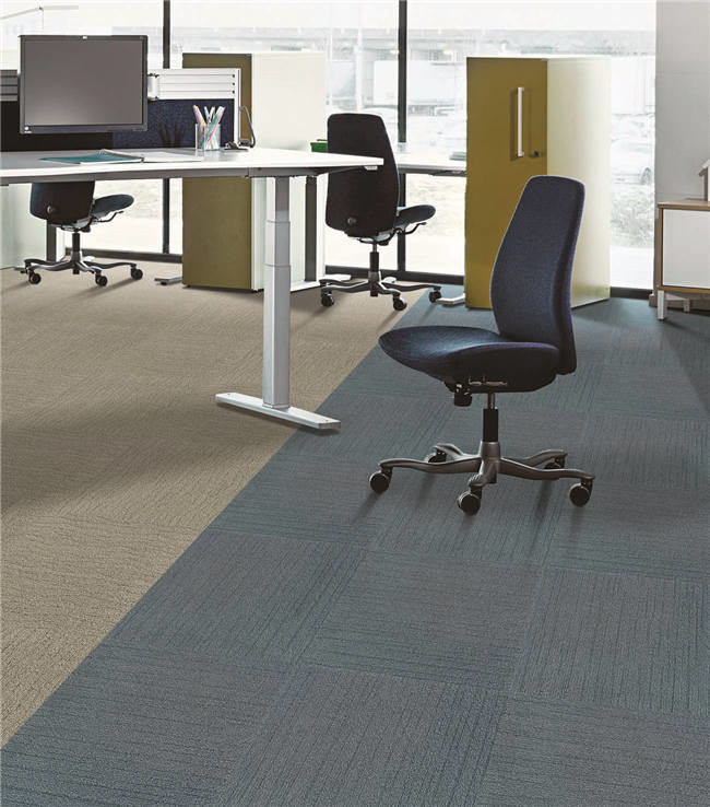 MODERN NYLON COMERCIAL MODULAR CARPET TILE WITH PVC BACKING FOR OFFICE