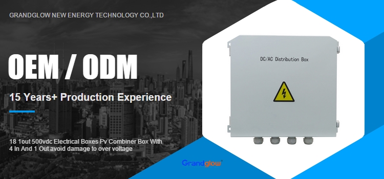 18 1out 500vdc Electrical Boxes Pv Combiner Box With 4 In And 1 Out avoid damage to over voltage