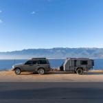 Lightweight Hard Floor Camper Trailer NJSTAR EXPLORER Solar Power Camper Trailer