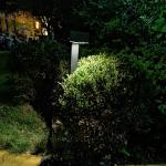 Aluminum White Outdoor Solar Post Lights SMD LED 5V 1.6W