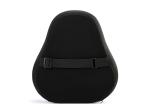 Black Orthopedic Lumbar Memory Foam Back Cushion For Car Office Wheelchair