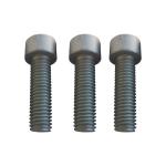 Black Plated Silver Dacromet Car Wheel Screws M10X1.5X35 Strength 10.9 Alloy