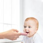 OEM ODM Infant Finger Toothbrush Food Grade Silicone Teether