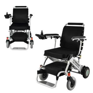 Quality Airport Travelling 6km/H Lightweight Collapsible Wheelchair wholesale