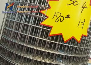 China SS304 Stainless Steel Welded Wire Mesh 25.4mm 12.7mm 6 Foot Wire Fence Roll on sale
