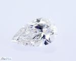 Clarity VVS-VS Pear Shaped Lab Created Diamond Color D-G IGI Certified