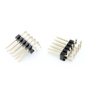 Quality Dual row right angle 2.54mm pin header wholesale