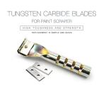 K20 K30 Carbide Paint Scraper Blades Woodworking Reversible Knife